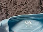 Lichtblauw tshirt met haaien Maat 110, C&A, Onbekend, Nieuw, Ophalen of Verzenden
