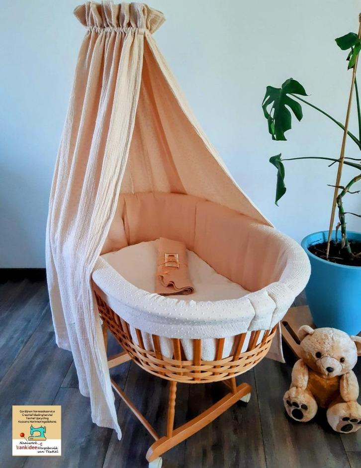 Wieg bekleding handgemaakt | Ankidee Naaiatelier Leeuwarden, Kinderen en Baby's, Babywiegjes en Ledikanten, Nieuw, Wieg, Ophalen