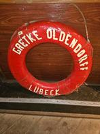 Vintage reddingsboei als decoratie, Ophalen, Gebruikt