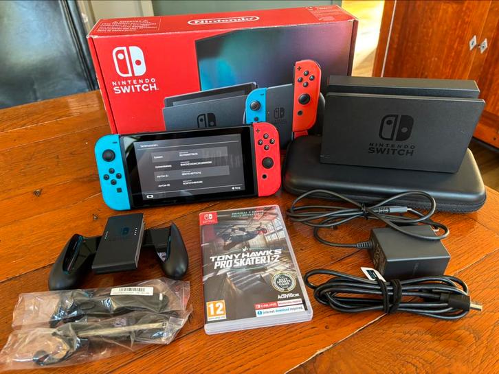 Nintendo Switch V2 (Zie omschrijving), Spelcomputers en Games, Spelcomputers | Nintendo Switch, Zo goed als nieuw, Switch 2019 Upgrade