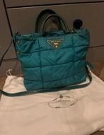 Prachtige Prada tas turqoise nylon🤎, Sieraden, Tassen en Uiterlijk, Tassen | Damestassen, Ophalen of Verzenden, Gebruikt, Zwart
