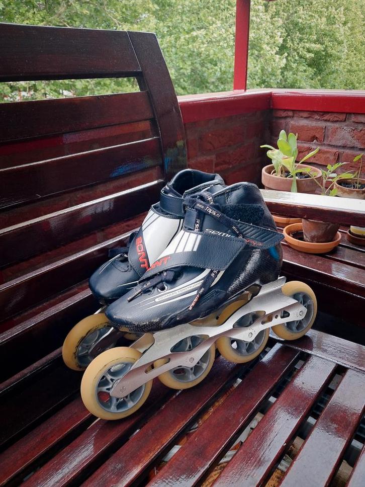 Bont Semi-Race Skeelers Maat 37/38, Sport en Fitness, Skeelers, Gebruikt, Inline skates 4 wielen, Overige merken, Dames, Kinderen