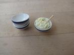 Mooie porseleinen beslagkommen van 2,5 cm in doorsnee., Ophalen of Verzenden, Nieuw, Gebruiksvoorwerp