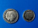 Munten (2) Nederland 1 en 2.5 gulden Beatrix/Juliana 1980, Ophalen of Verzenden, Koningin Juliana, Overige waardes, Setje