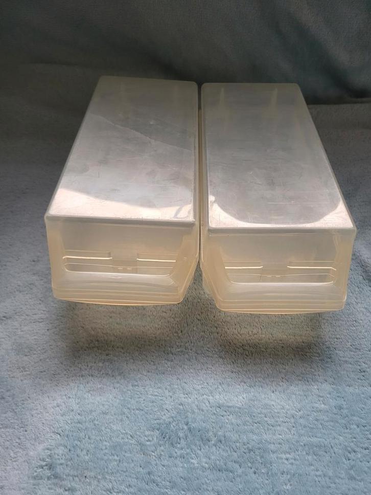 Opbergbox voor 12 cassettebandjes - Transparant, Cd's en Dvd's, Cassettebandjes, Overige genres, 2 t/m 25 bandjes, Ophalen