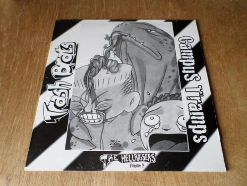 Campus Tramps & Trash Brats - Untitled LP Punk, Cd's en Dvd's, Vinyl | Rock, Zo goed als nieuw, Alternative, 12 inch, Ophalen of Verzenden