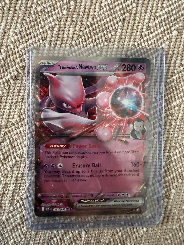 Team Rocket’s Mewtwo EX 081 - Pokemon kaart, Hobby en Vrije tijd, Verzamelkaartspellen | Pokémon, Ophalen of Verzenden