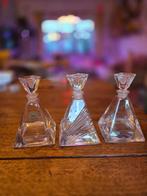Art Deco Kristallen Parfumflesjes, Antiek en Kunst, Antiek | Glas en Kristal, Ophalen of Verzenden