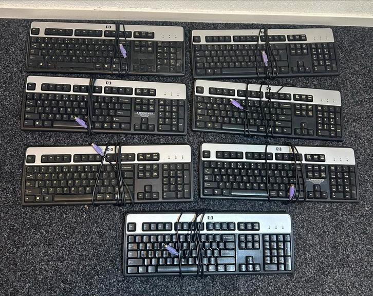 Partij HP Toetsenborden, Computers en Software, Toetsenborden, Gebruikt, Qwerty, Bedraad, Ophalen of Verzenden