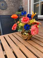 Tulpenvaas met Zijden bloemen Set Zijde, Huis en Inrichting, Ophalen of Verzenden, Nieuw