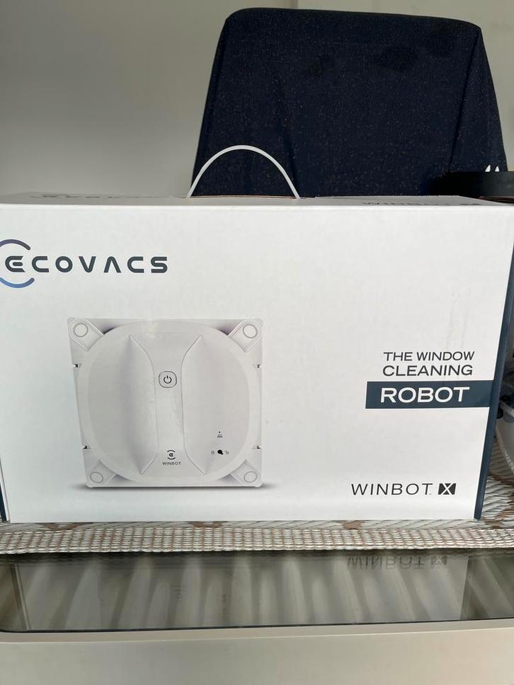 Ecovacs Winbot - Robot Ruitenwasser, Witgoed en Apparatuur, Stofzuigers, Zo goed als nieuw, Overige typen, Minder dan 1200 watt