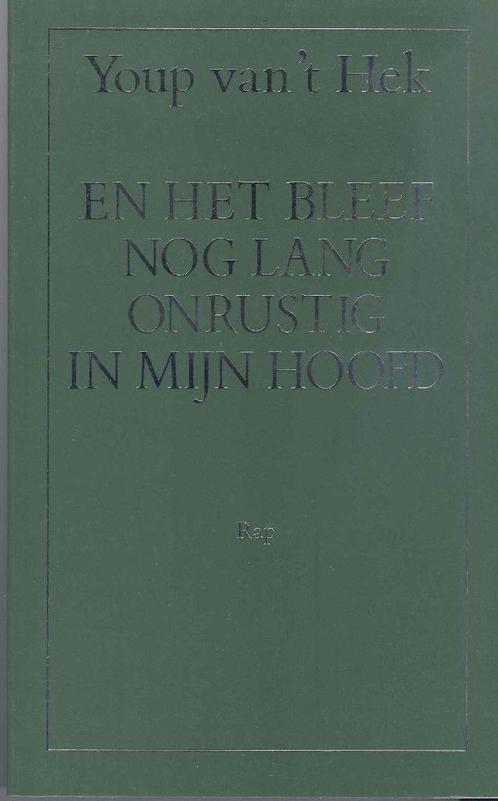 Hek, Y. van't - En het bleef nog lang onrustig in mijn hoofd, Boeken, Humor, Gelezen, Overige typen, Ophalen of Verzenden