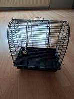 Kleine vogelkooi, handig als vervoermiddel. Met 2 zitstokken, Dieren en Toebehoren, Ophalen of Verzenden, Metaal, Vogelkooi