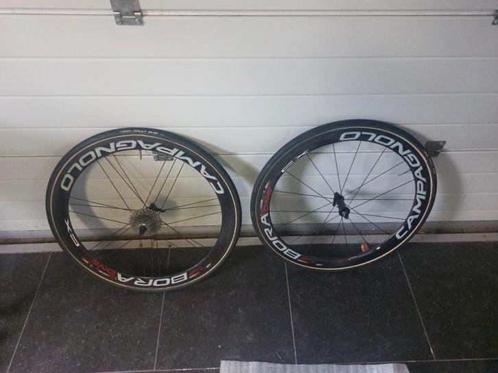Campagnolo Bora One Wielset 11 Speed, Fietsen en Brommers, Fietsonderdelen, Gebruikt, Racefiets, Wiel, Ophalen of Verzenden