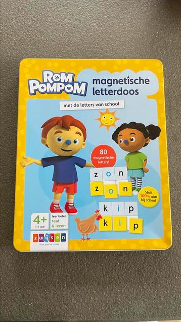 Rom Pompom magnetische lettersoos beschikbaar voor biedingen