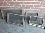 Antieke, brocante bloembollen kratjes, bollenzeef, bonenzeef, Ophalen, Gebruikt