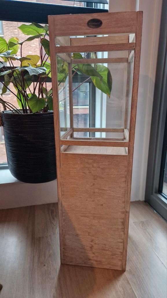 Riverdale Windlicht Hout - Sfeervol & Stijlvol, Huis en Inrichting, Kasten | Vitrinekasten, Zo goed als nieuw, Minder dan 100 cm