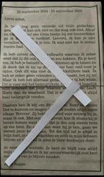 4 In memoriam advertenties van André Hazes, Ophalen of Verzenden