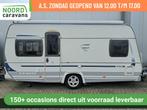 FENDT BIANCO 445 FRANSBED + MOVER + CASS LUIFEL + FIETSENDR, Caravans en Kamperen, Caravans, Bedrijf, Tot en met 4, 1000 - 1250 kg