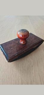 Antieke Franse notenhouten Ink Blotter / inkt depper €20, Antiek en Kunst, Ophalen of Verzenden