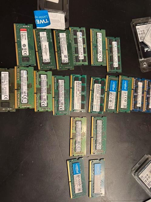 Laptop ram geheugenbanken sodimm dimm ddr3 ddr4, Computers en Software, RAM geheugen, Zo goed als nieuw, Laptop, 32 GB, DDR5, Ophalen of Verzenden