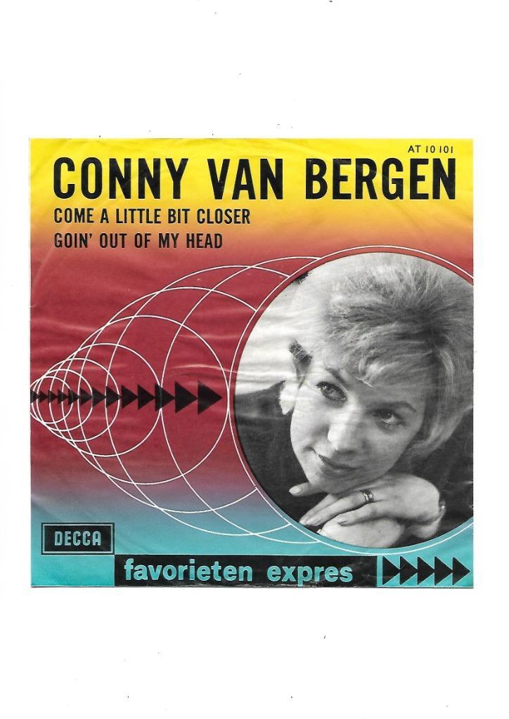 Conny van Bergen. Come A Little Bit Closer.Favorieten expres, Cd's en Dvd's, Vinyl Singles, Zo goed als nieuw, Single, Jazz en Blues