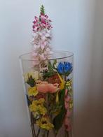 Kunstbloemen met Vaas - Prachtige Decoratie, Ophalen, Zo goed als nieuw, Binnen