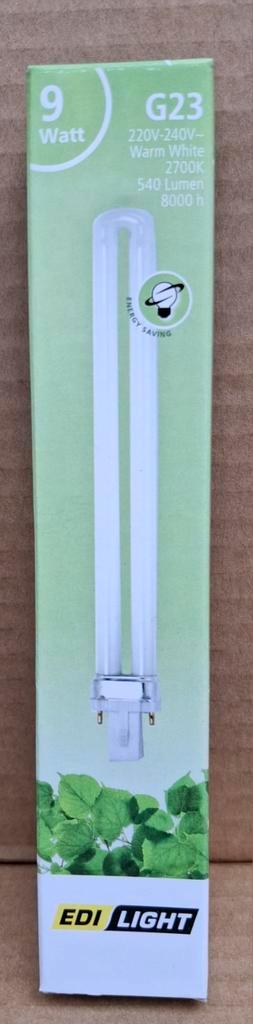 EDI LIGHT partij G23 9 watt, warm white, led, 30x175, 285x. beschikbaar voor biedingen
