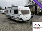 Dethleffs 500 Camper rondzit treinzit 3x stapelbed voortent, Overige typen, Rondzit, Bedrijf, Meer dan 6