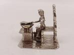 Zilveren miniatuur Wafelmaakster                        Z437, Ophalen of Verzenden, Zilver