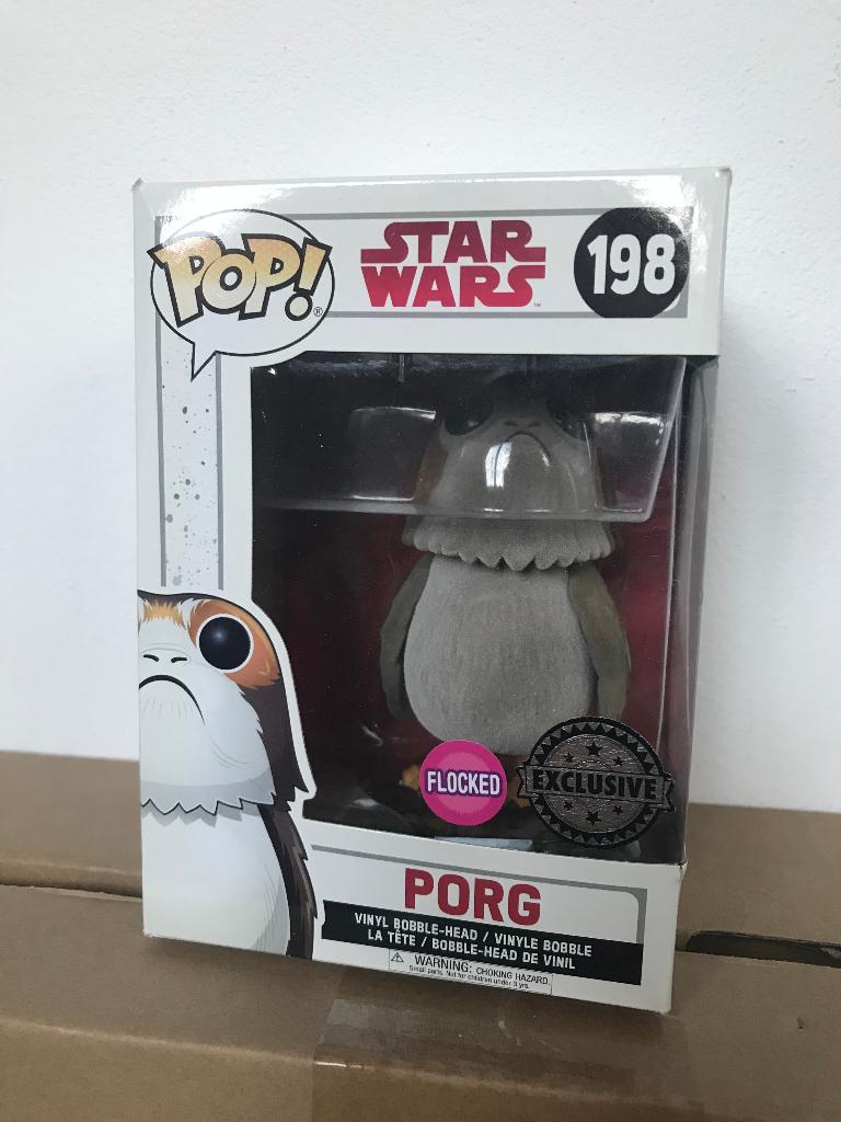 Funko pop! Flocked Porg 198 Nieuw Star Wars the Last Jedi, Ophalen of Verzenden, Nieuw