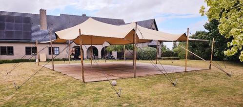 Stretchtent verhuur alle maten, Hobby en Vrije tijd, Feestartikelen | Verhuur, Zo goed als nieuw, Geboorte of Huwelijk, Ophalen of Verzenden