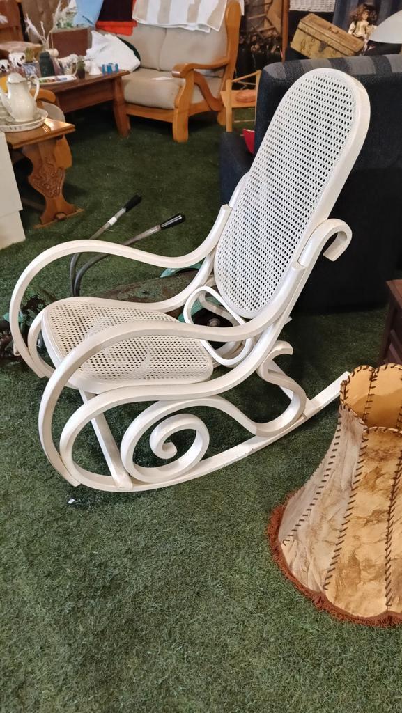Vintage Wipstoel - Schommelstoel, Antiek en Kunst, Antiek | Meubels | Stoelen en Banken, Ophalen