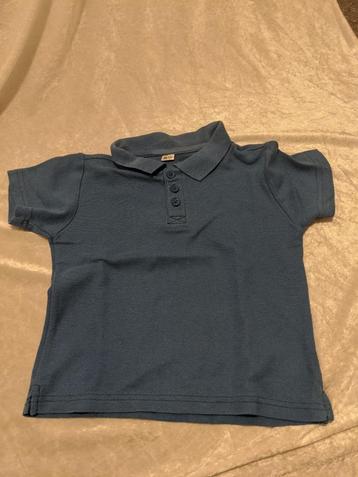 Nette blauwe polo maat 98-104, korte mouw, dreumes, zomer beschikbaar voor biedingen