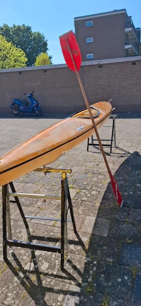 Kajak  Orgineel Nederlands Fabricaat, Watersport en Boten, Kajaks, Zo goed als nieuw, 1-persoons, Ophalen of Verzenden
