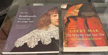 Jan Six Rembrandts portret & Geert Mak levens van Jan Six beschikbaar voor biedingen