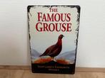 Vintage Famous Grouse whisky bord (30x20), Verzamelen, Ophalen of Verzenden, Nieuw, Reclamebord