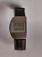 Vintage horloge Junghans Mega 1 026/0012 polshorloge, Overige merken, Leer, Staal, Polshorloge