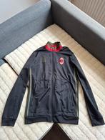 AC Milan Adidas Trainingsjack Zwart - Maat S, Zwart, Ophalen of Verzenden, Zo goed als nieuw, Adidas