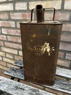 Esso olieblik uit 1956. Vintage oud Esso olieblik (leeg), Verzamelen, Blikken, Ophalen of Verzenden, Gebruikt, Overige