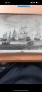 Czaar Peter bezoekt de Peter en Paul, Antiek en Kunst, Kunst | Tekeningen en Foto's, Ophalen of Verzenden