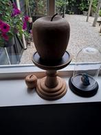 2 houten appels (zonder pilaar), Huis en Inrichting, Woonaccessoires | Overige, Ophalen of Verzenden, Zo goed als nieuw