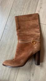 Suede Camel Sergio Rossi Laarzen 41, Sergio rossi, Bruin, Lage of Enkellaarzen, Ophalen of Verzenden