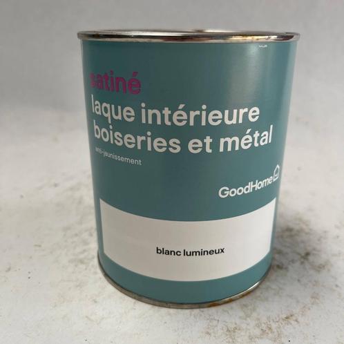 GoodHome Verf Lak Metaal & Hout Helder Wit Zijdeglans 750ml, Doe-het-zelf en Verbouw, Verf, Beits en Lak, Nieuw, Lak, Minder dan 5 liter