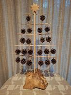Houten kerstboompje met massieve houten voet, Ophalen of Verzenden, Nieuw