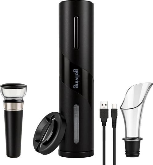 Goliving Elektrische Wijnopener Set – USB –Gratis Verzending, Huis en Inrichting, Keuken | Keukenelementen, Nieuw, Minder dan 100 cm