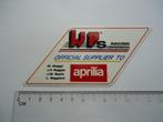 sticker oud WP MOTORCROSS Aprilia cross motor racing suspens, Verzenden, Zo goed als nieuw, Bedrijf of Vereniging