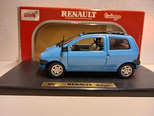 Renault Twingo open dak lichtblauw Anson 1:18 KRD, Hobby en Vrije tijd, Modelauto's | 1:18, Zo goed als nieuw, Auto, Anson, Ophalen of Verzenden
