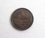 Nederlandse munt een cent 1930., Ophalen of Verzenden, Koningin Wilhelmina, 1 cent