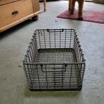 Brocante oude zinken mand, Ophalen